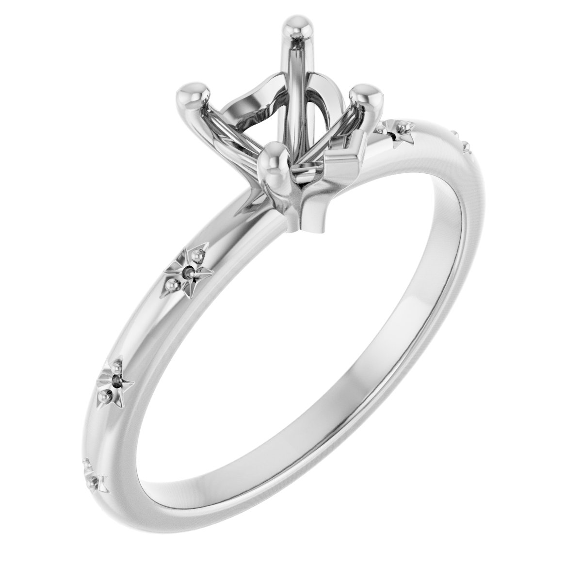Accented Engagement Ring