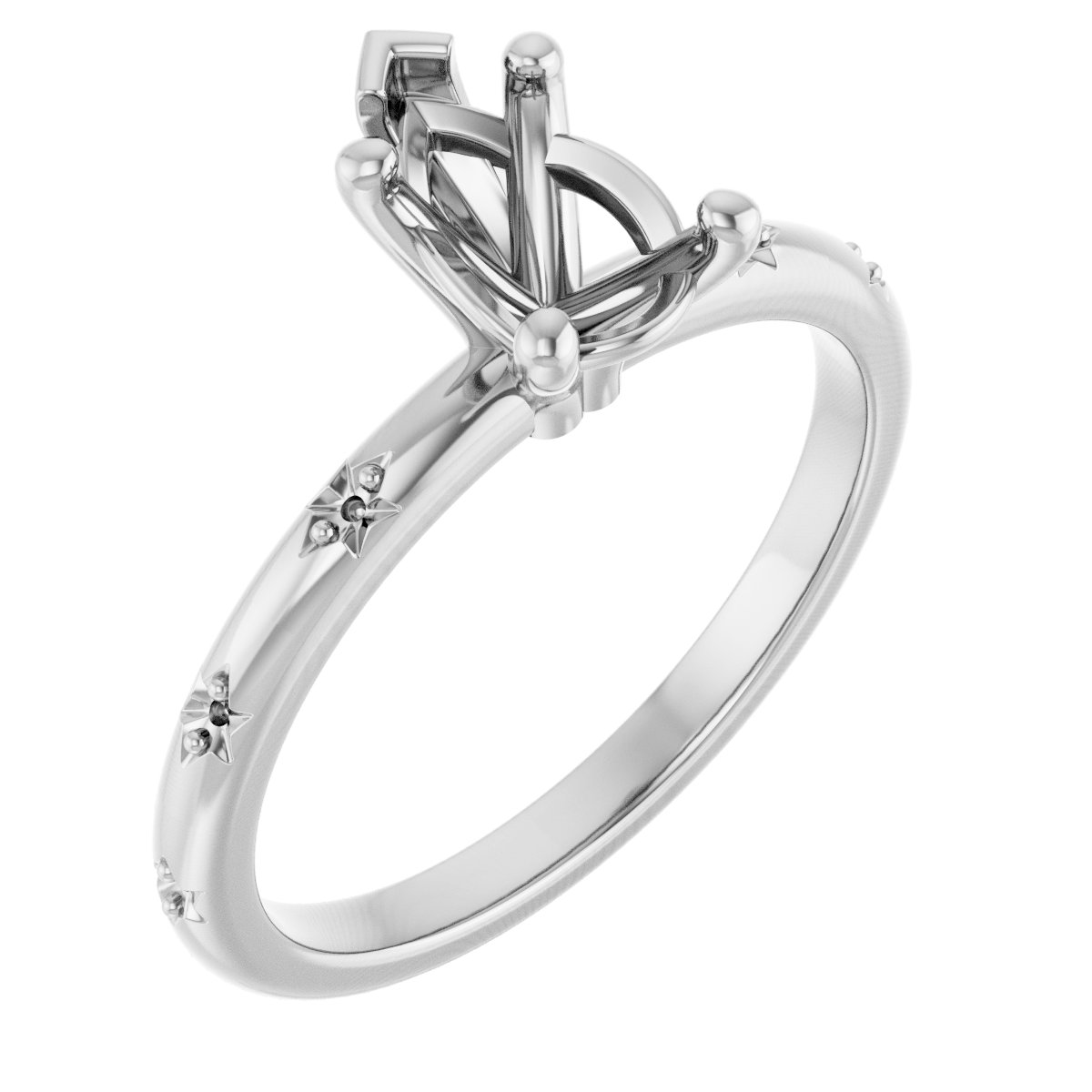 Accented Engagement Ring