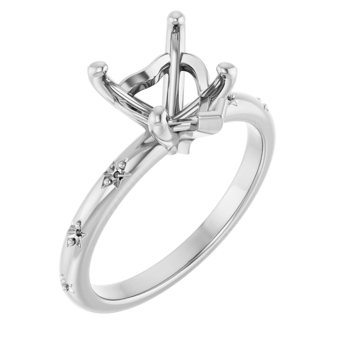 Accented Engagement Ring