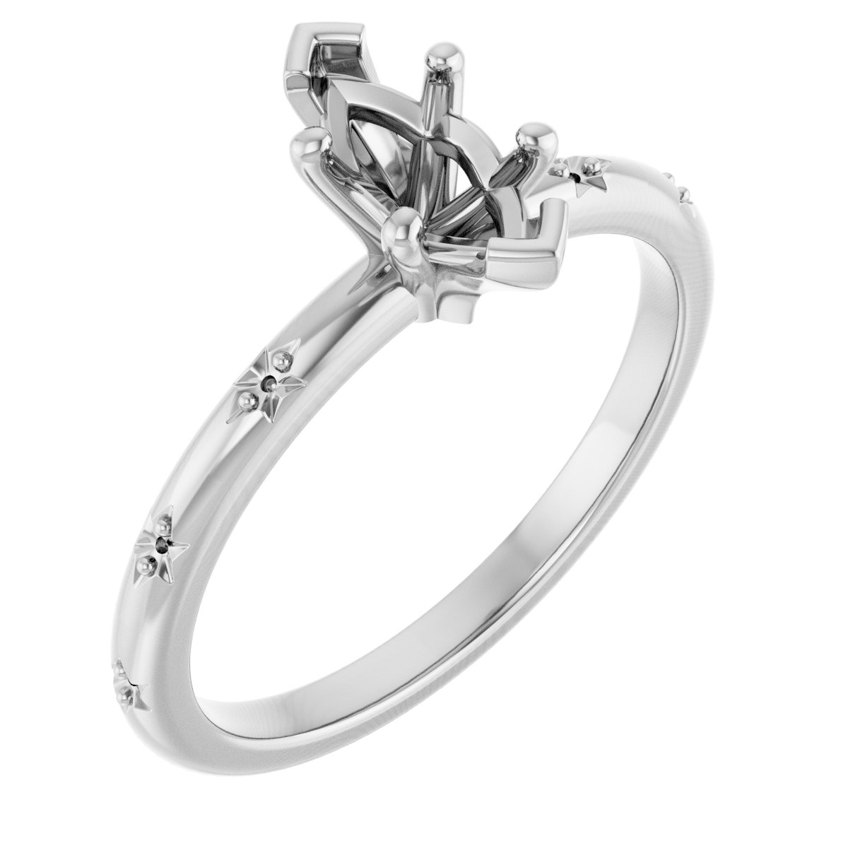 Accented Engagement Ring