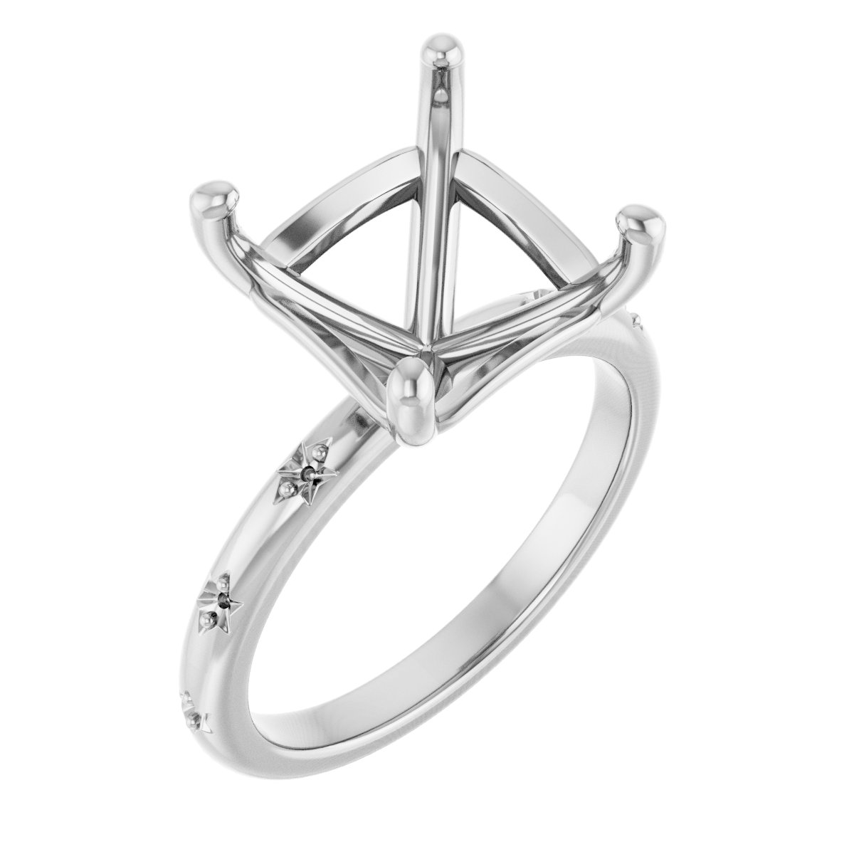 Accented Engagement Ring