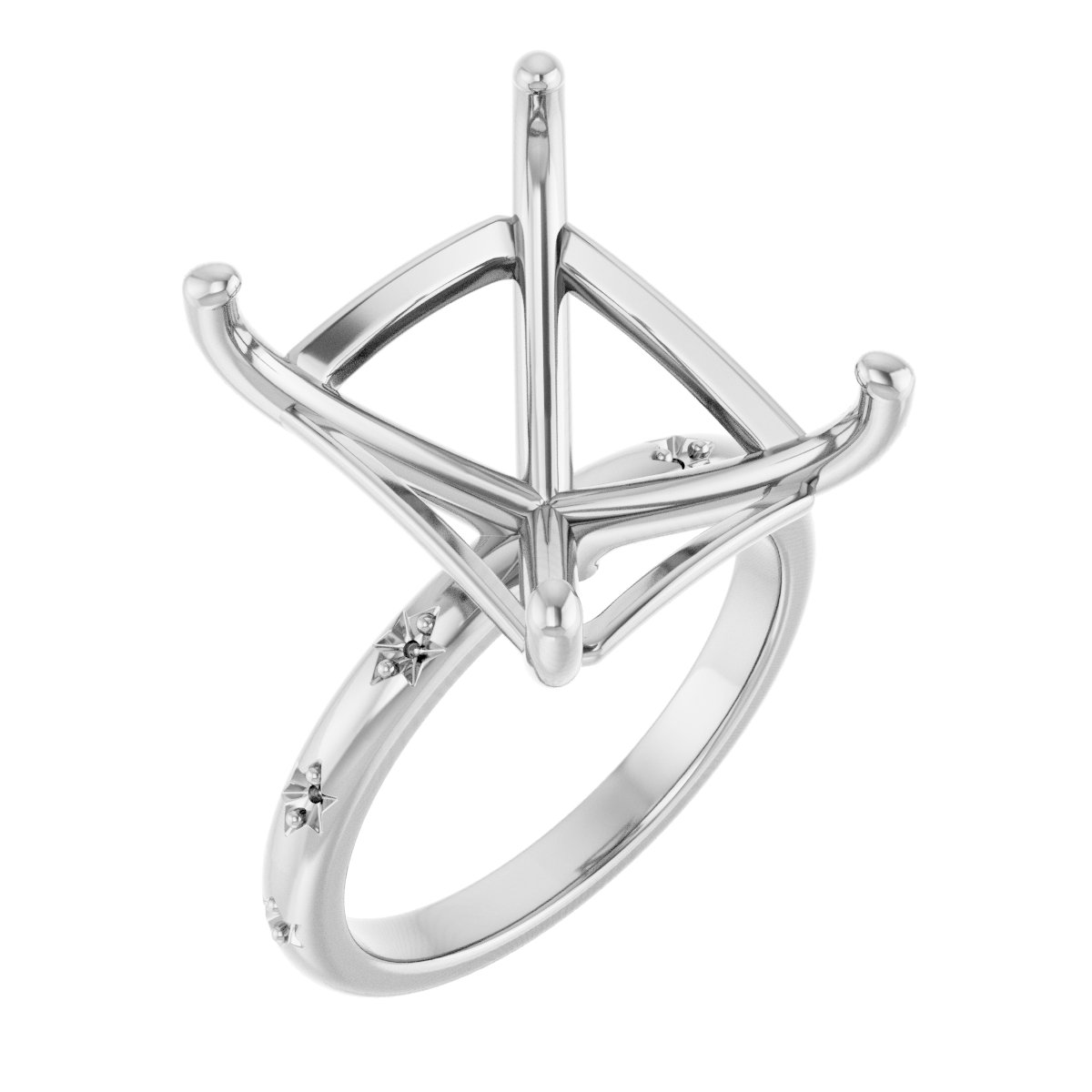 Accented Engagement Ring