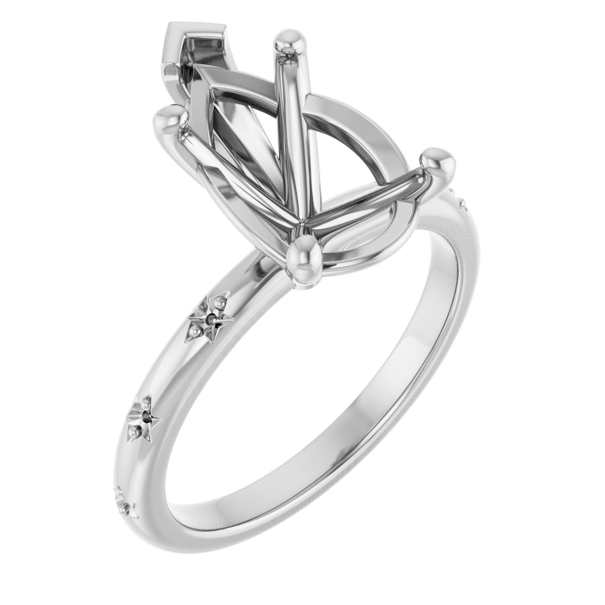 Accented Engagement Ring