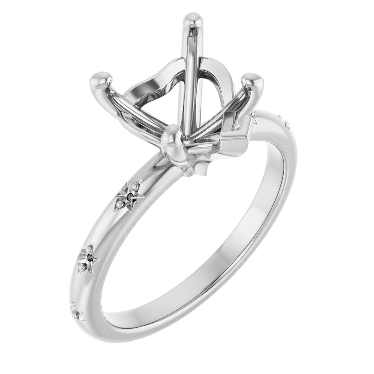 Accented Engagement Ring