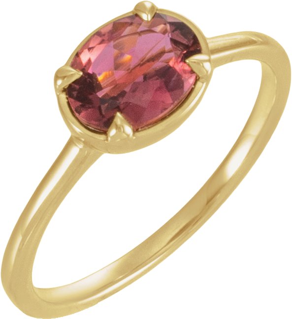 Claw-Prong Bezel-Style Solitaire Ring