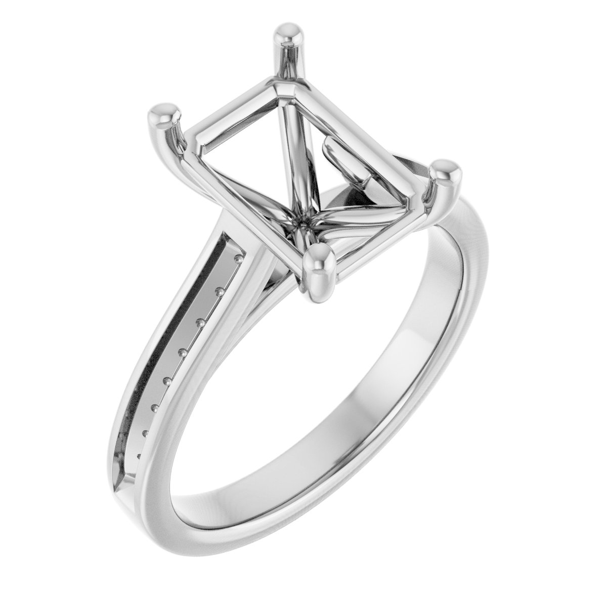 Accented Engagement Ring