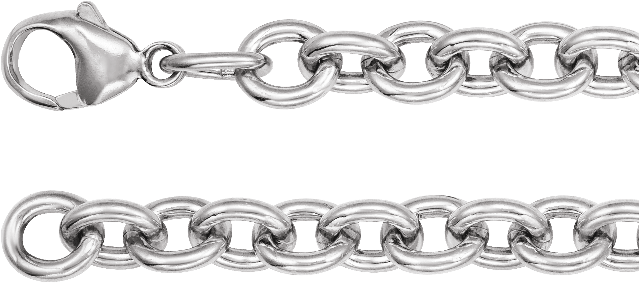 silver cable chain