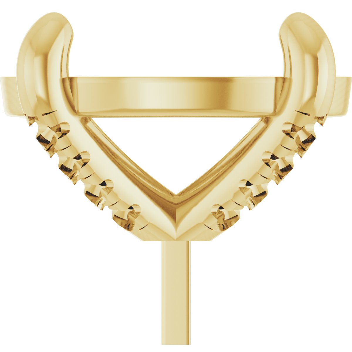 Round 4-Prong Accented Peg Setting