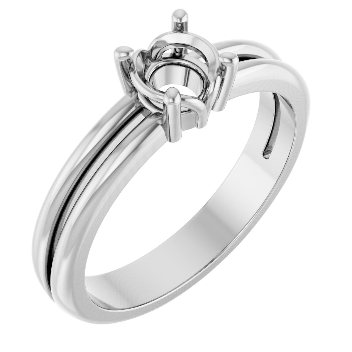 Sculptural Solitaire Ring