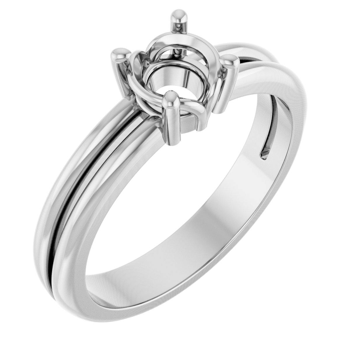 Sculptural Solitaire Ring