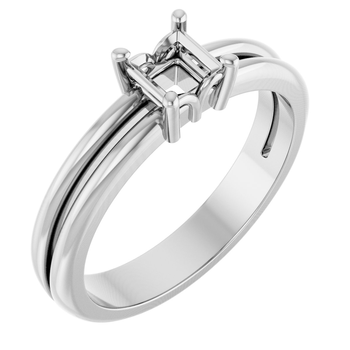Sculptural Solitaire Ring