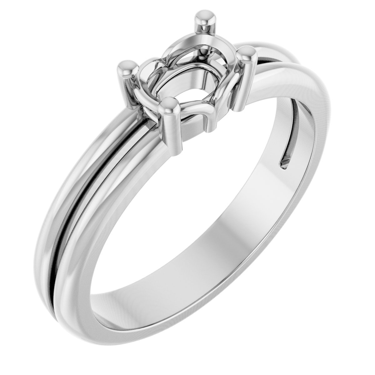 Sculptural Solitaire Ring