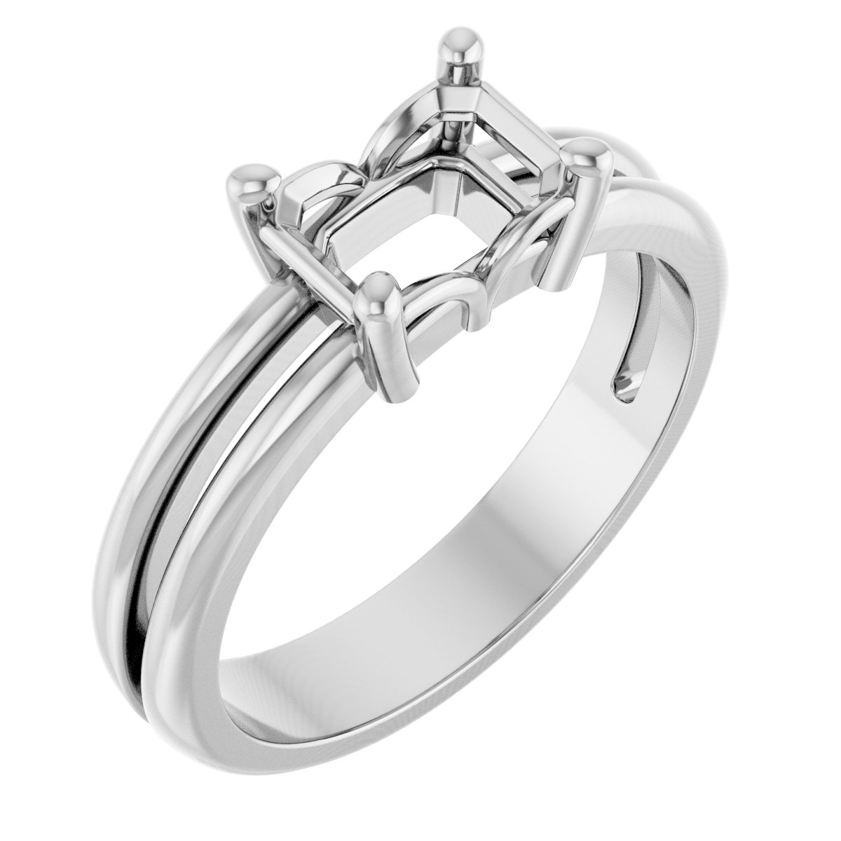 Sculptural Solitaire Ring