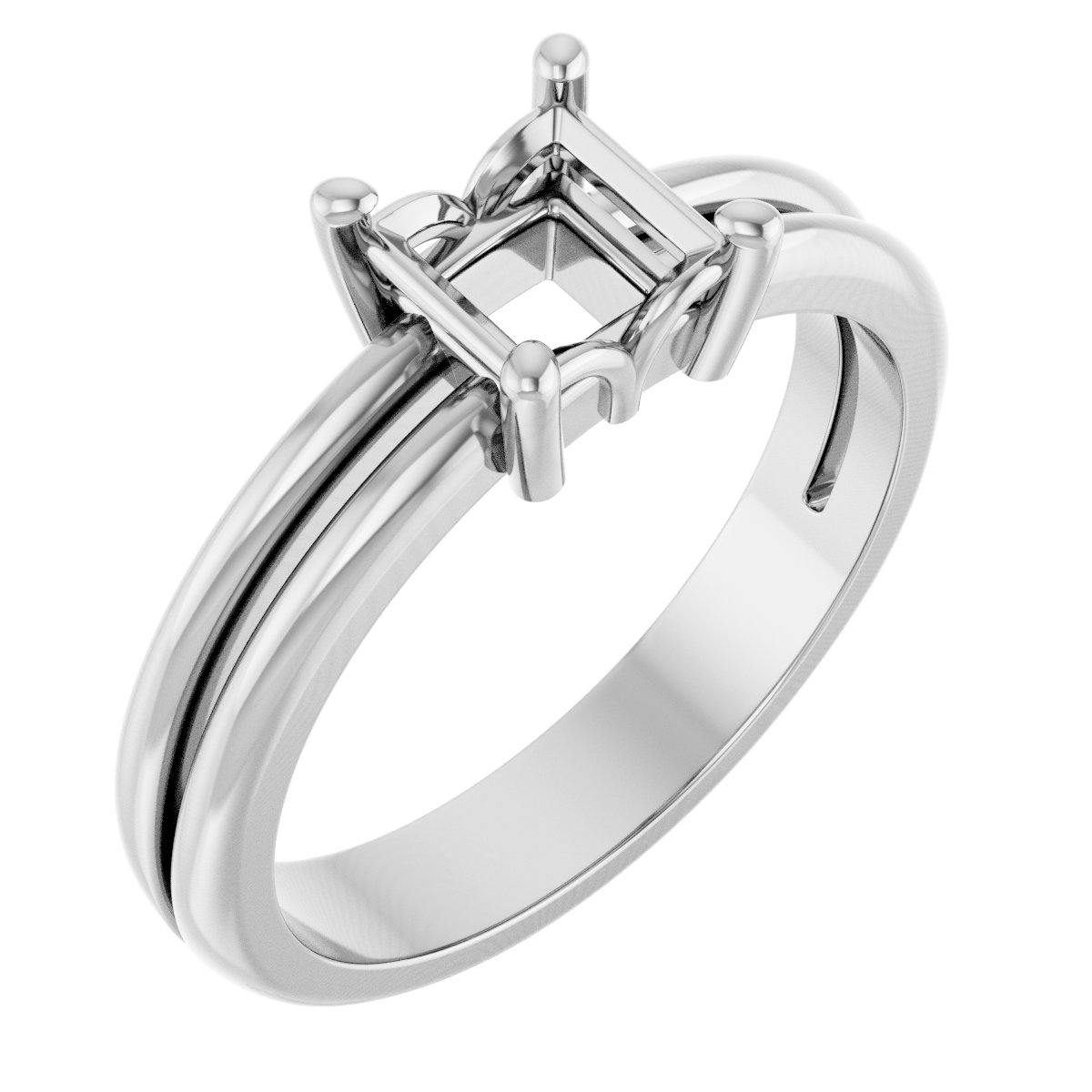 Sculptural Solitaire Ring