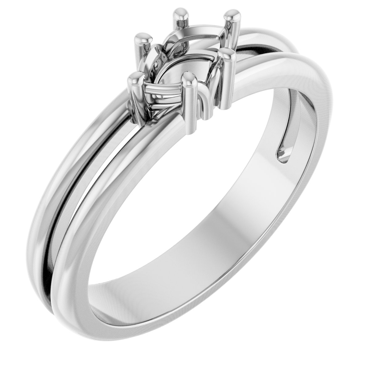 Sculptural Solitaire Ring
