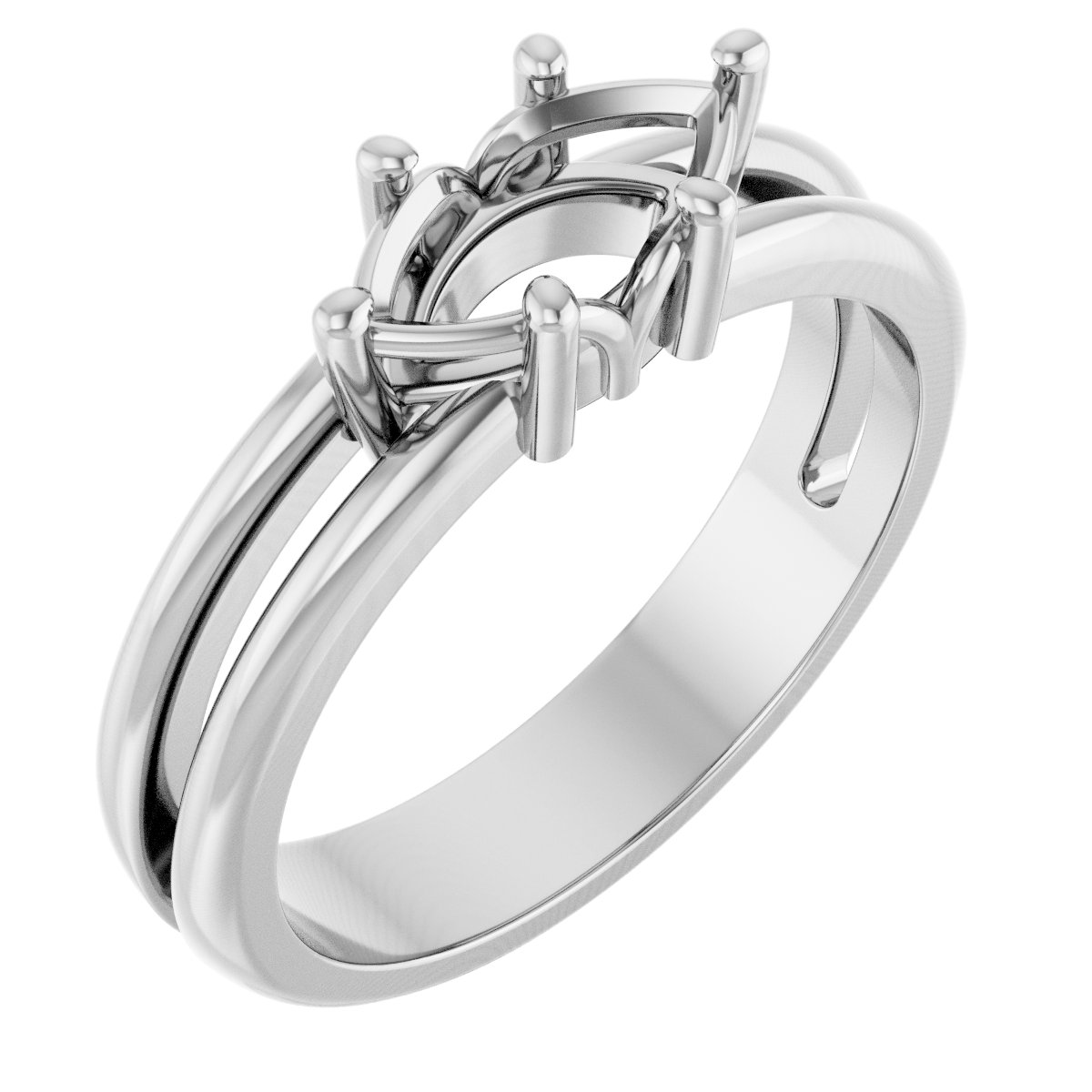 Sculptural Solitaire Ring