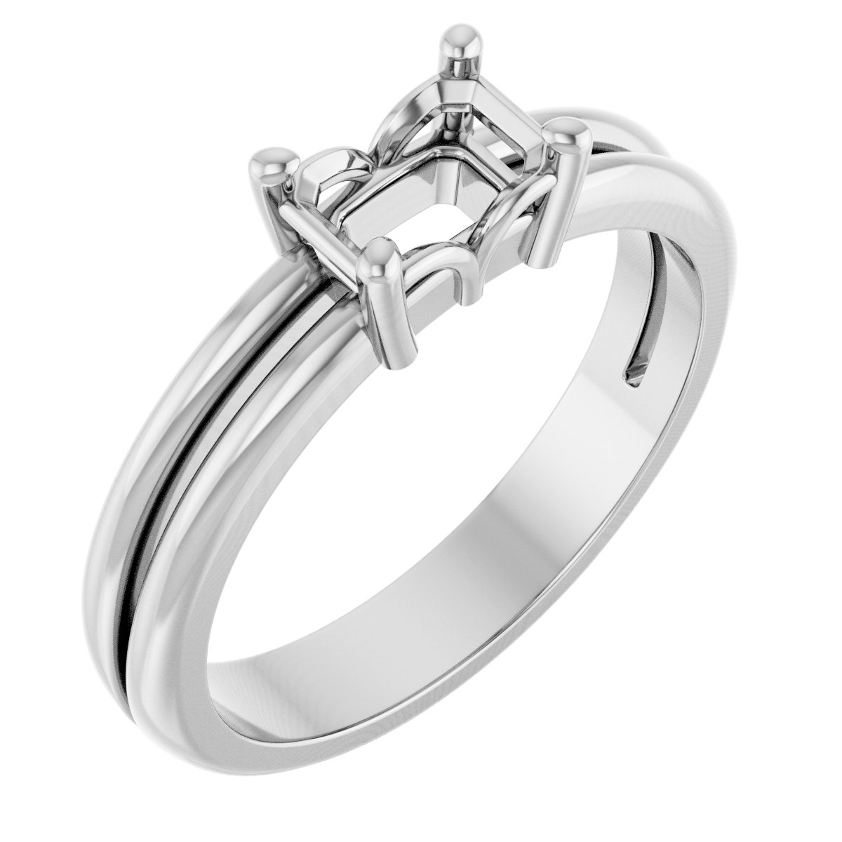 Sculptural Solitaire Ring