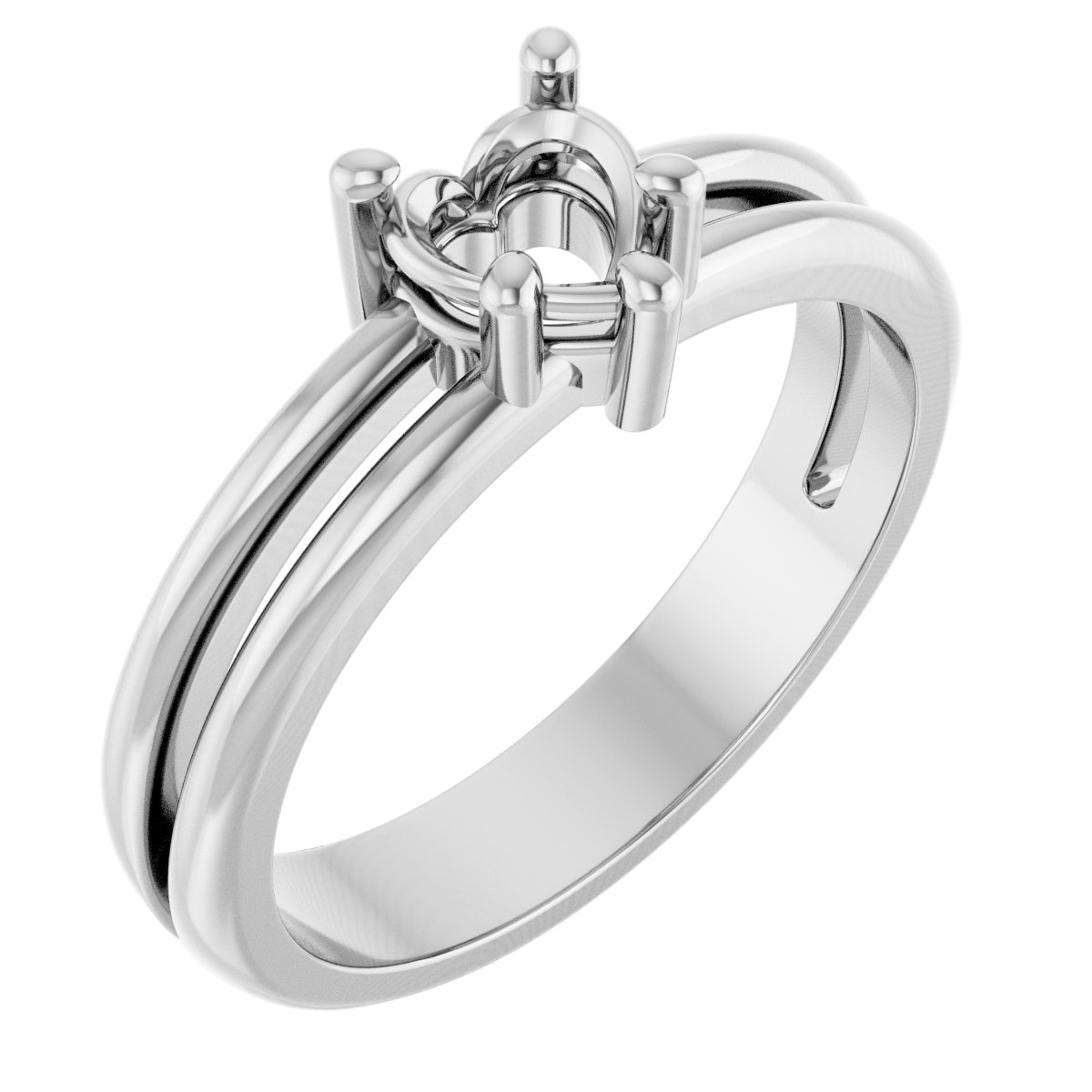 Sculptural Solitaire Ring