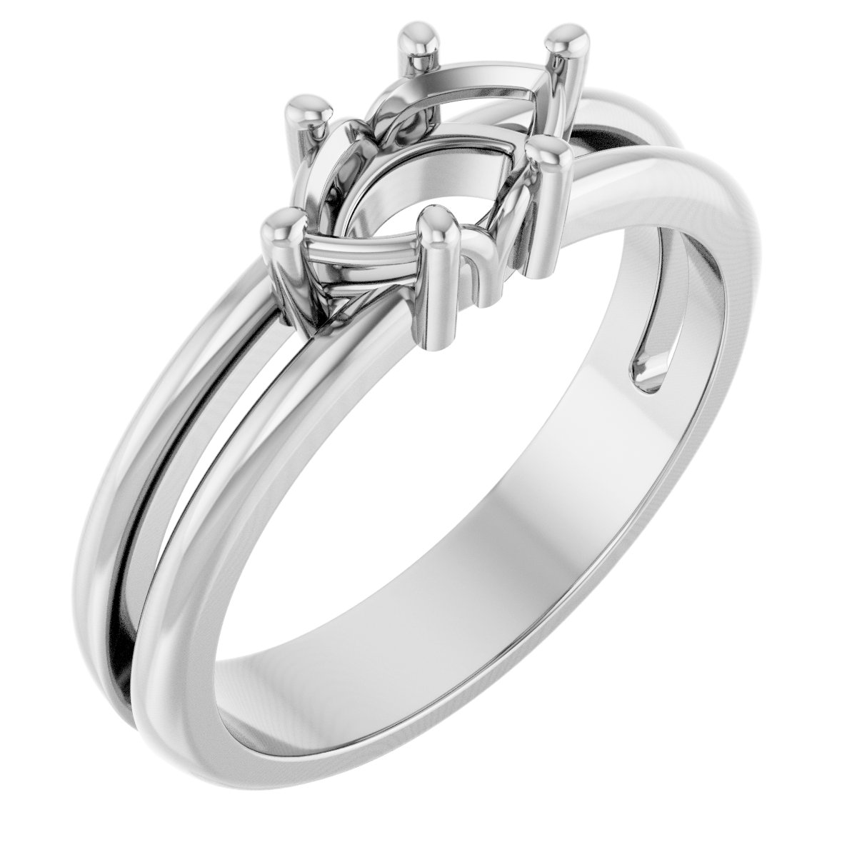 Sculptural Solitaire Ring