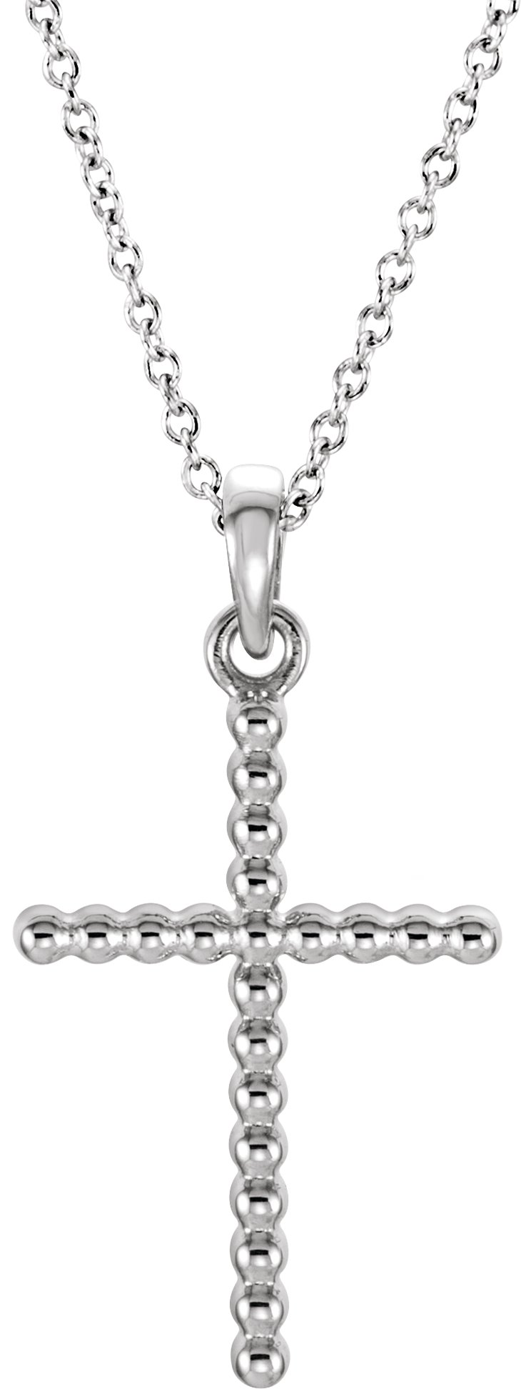 Beaded Cross Necklace or Pendant
