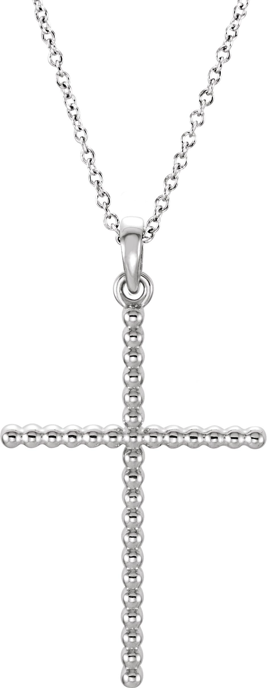 Beaded Cross Necklace or Pendant