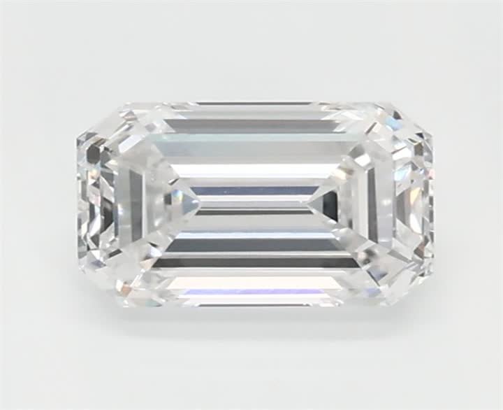 0.5 Carat Emerald Cut Lab Diamond