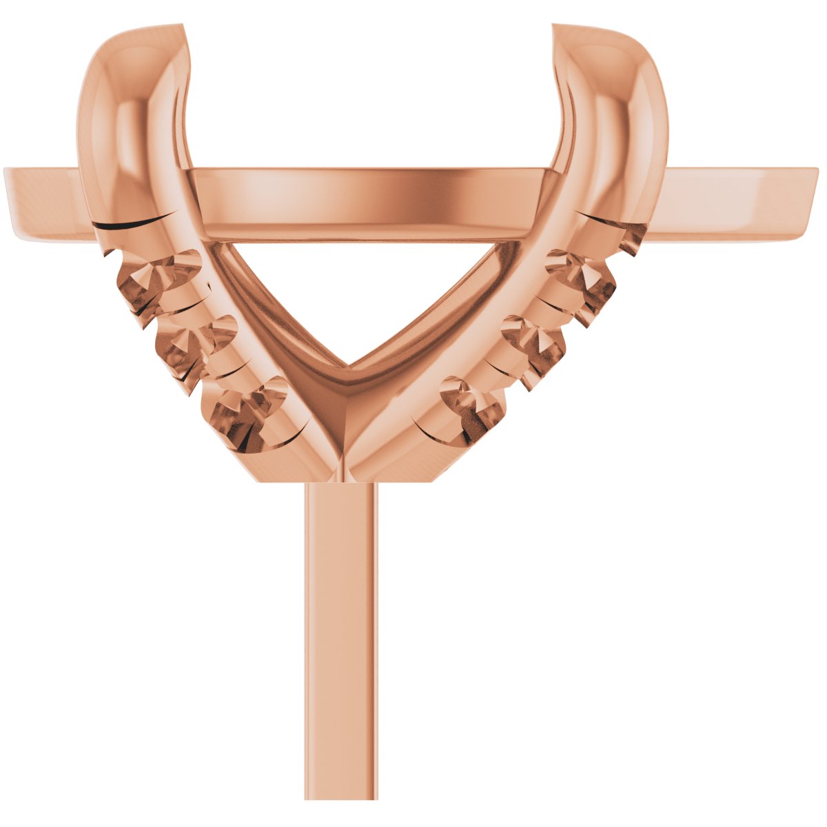 Round 4-Prong Accented Peg Setting