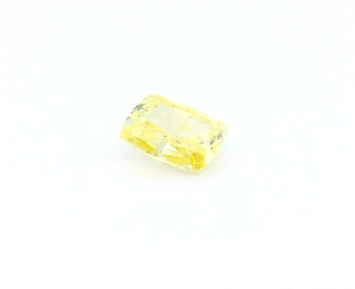 ELONGATED CUSHION 1.55ct Fancy Vivid Yellow VVS2