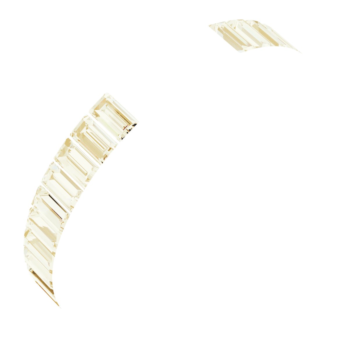 Channel-Set Accented Peg Shank