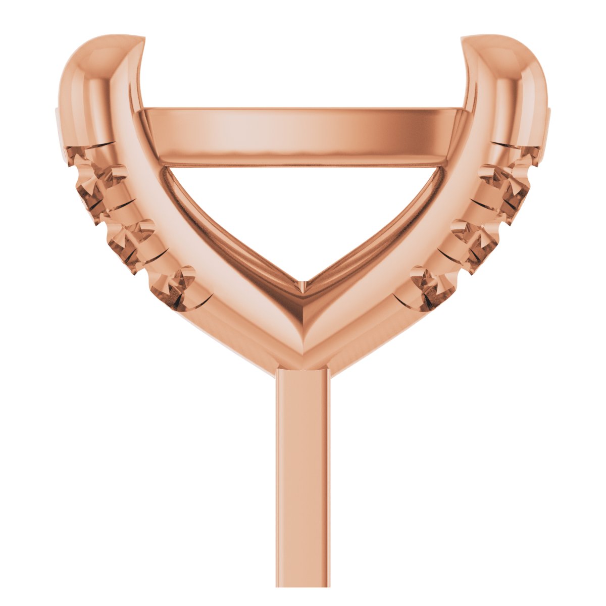 Round 4-Prong Accented Peg Setting