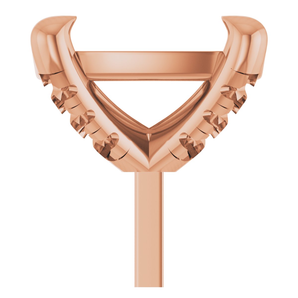 Round 4-Prong Accented Peg Setting