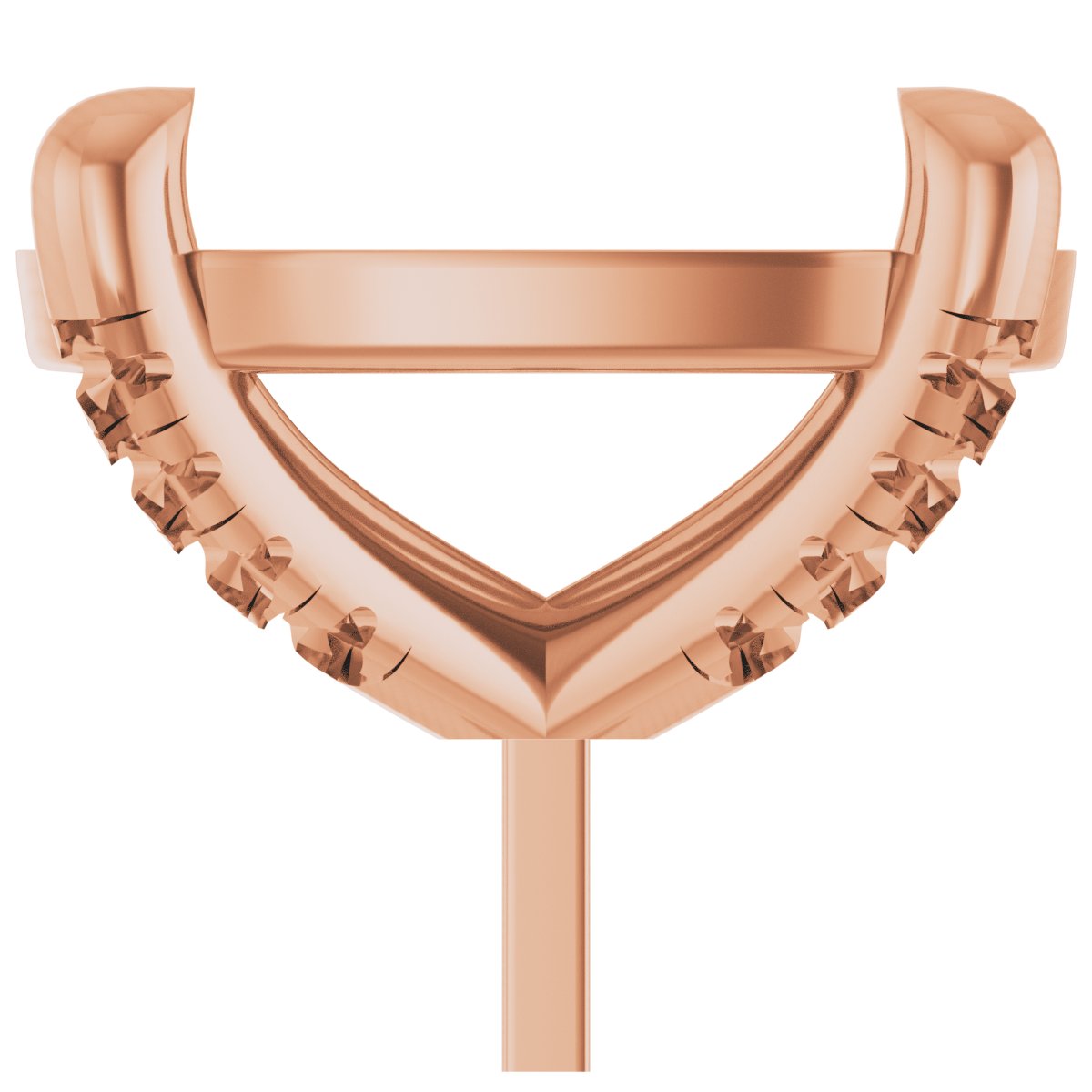 Round 4-Prong Accented Peg Setting