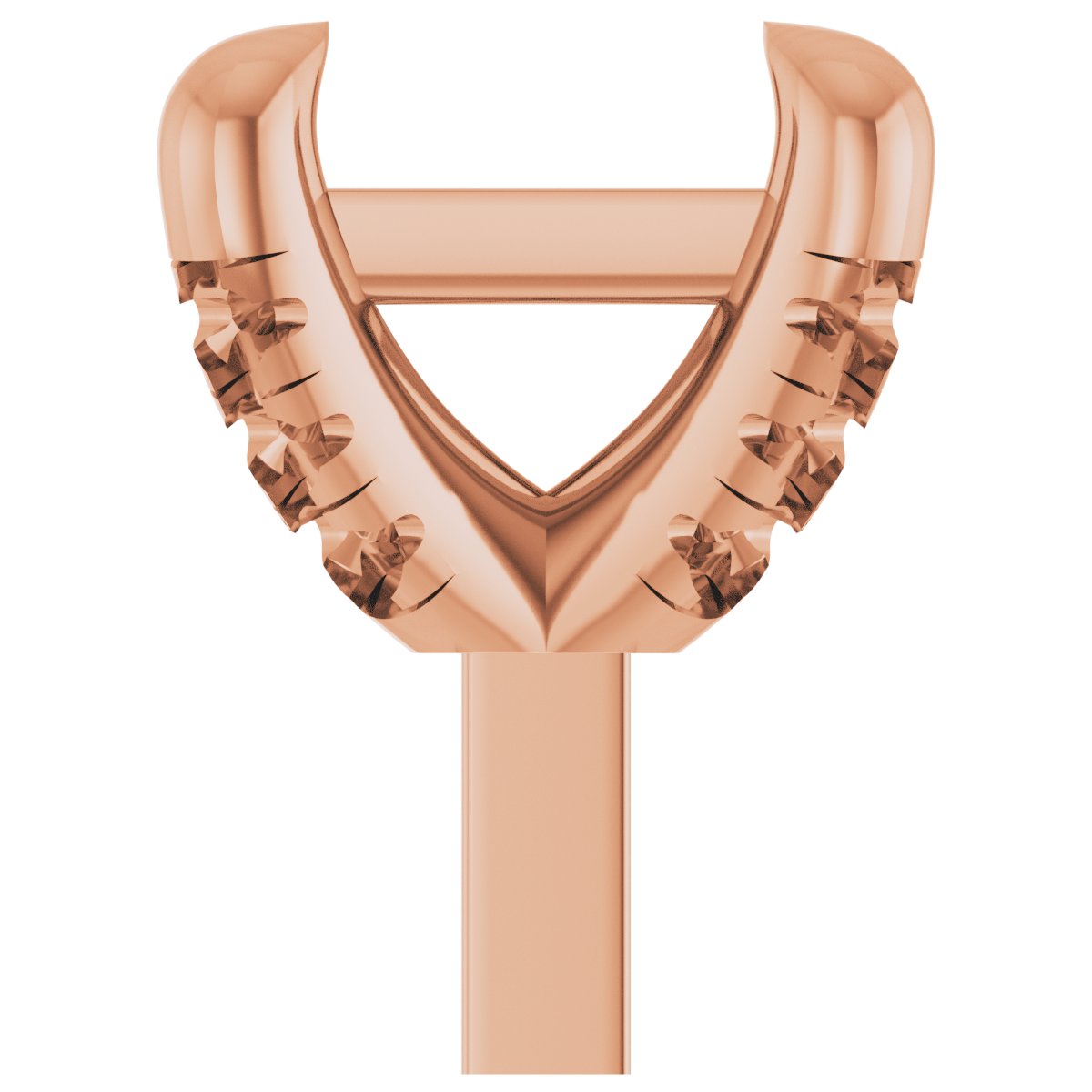 Round 4-Prong Accented Peg Setting