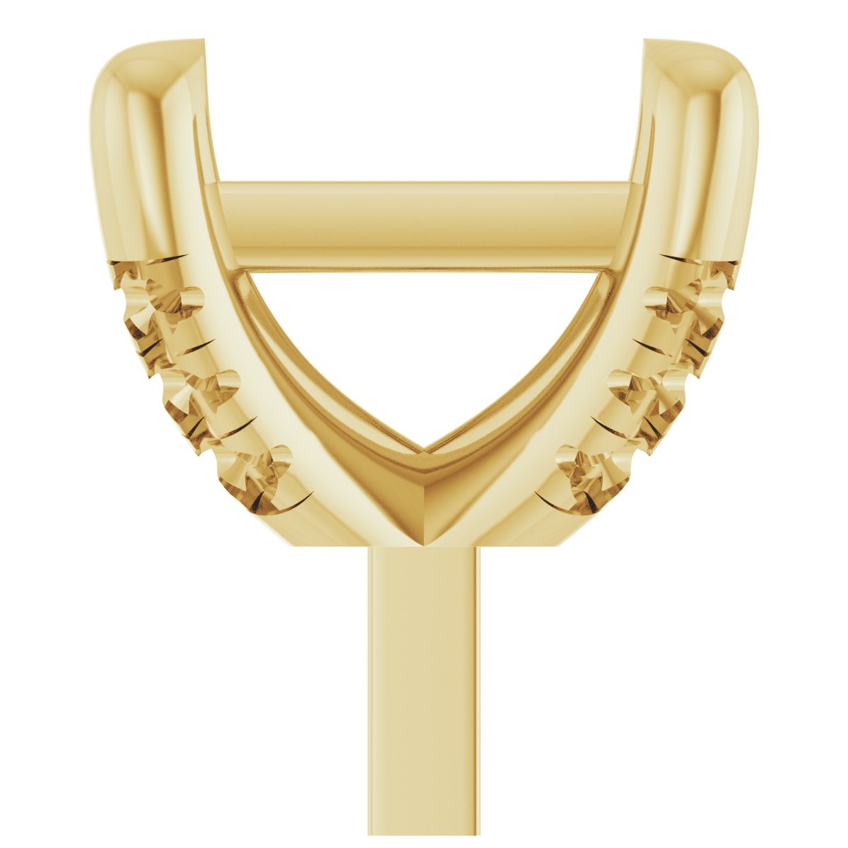 Round 4-Prong Accented Peg Setting