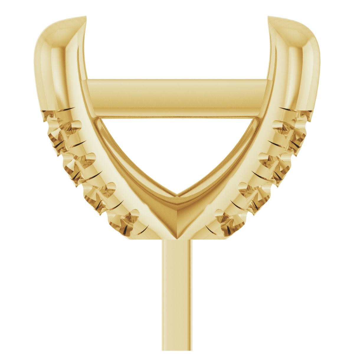 Round 4-Prong Accented Peg Setting