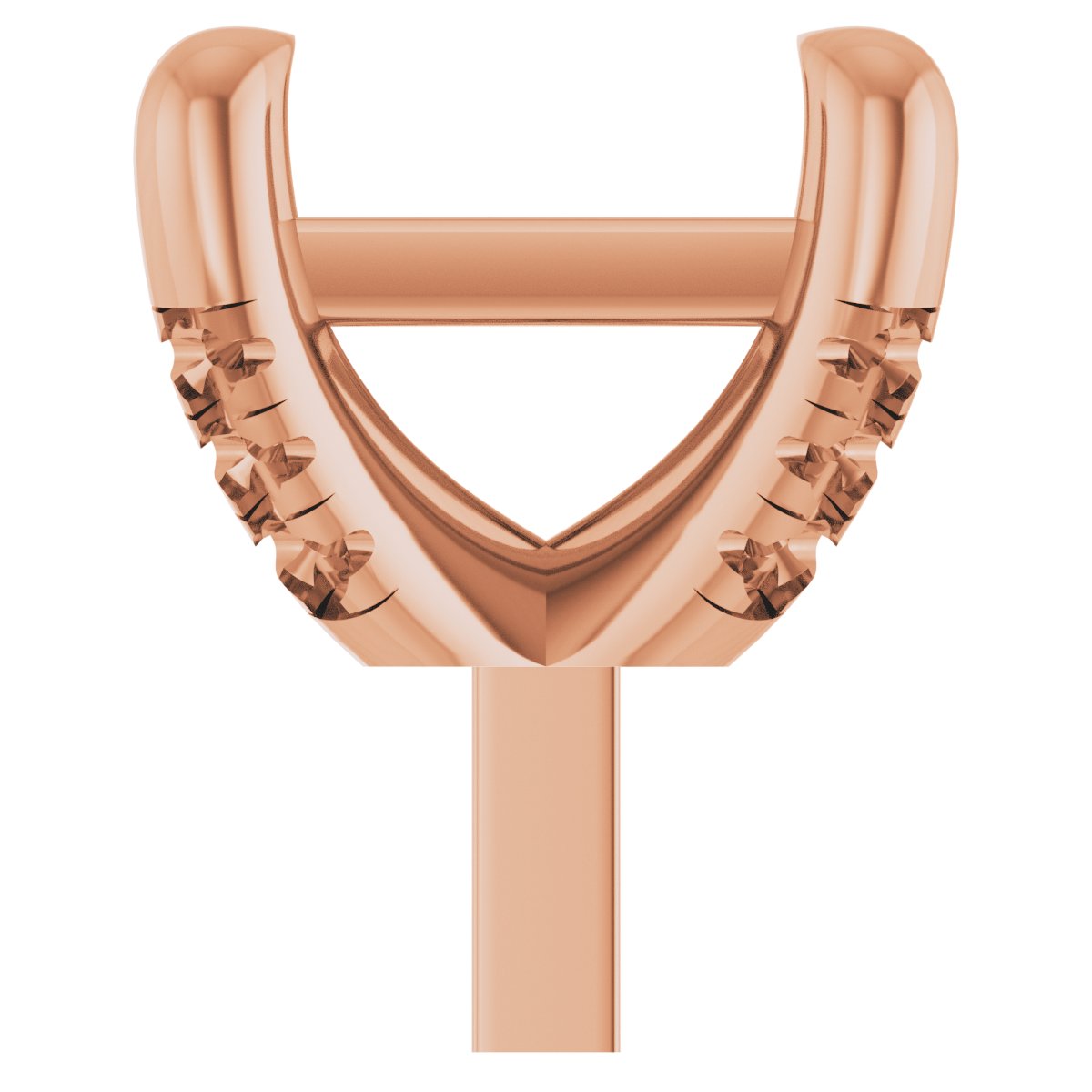 Round 4-Prong Accented Peg Setting