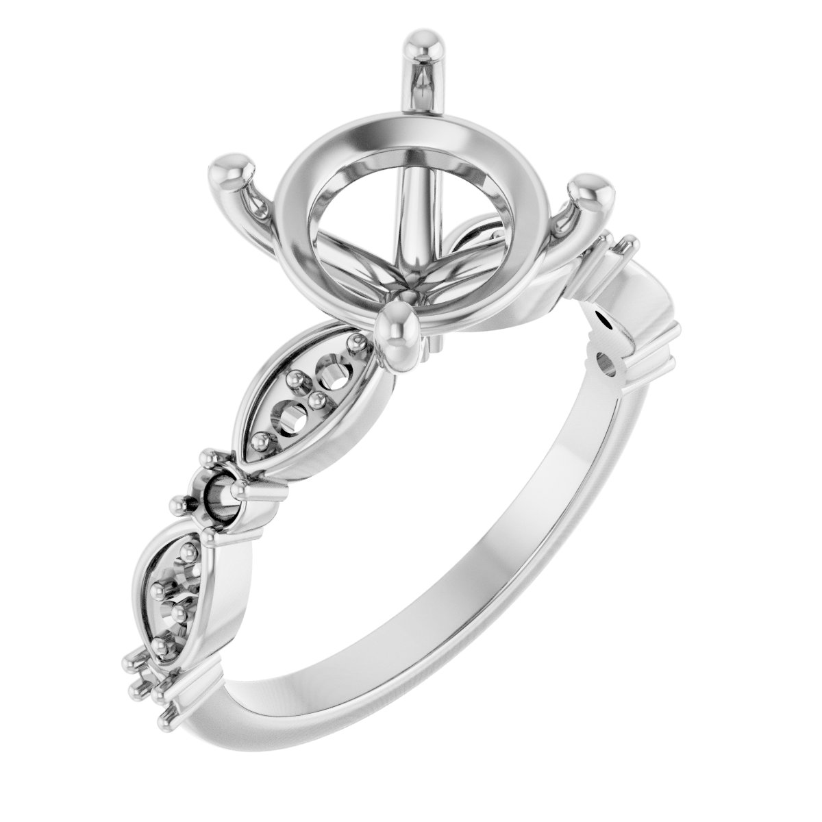 Accented Engagement Ring