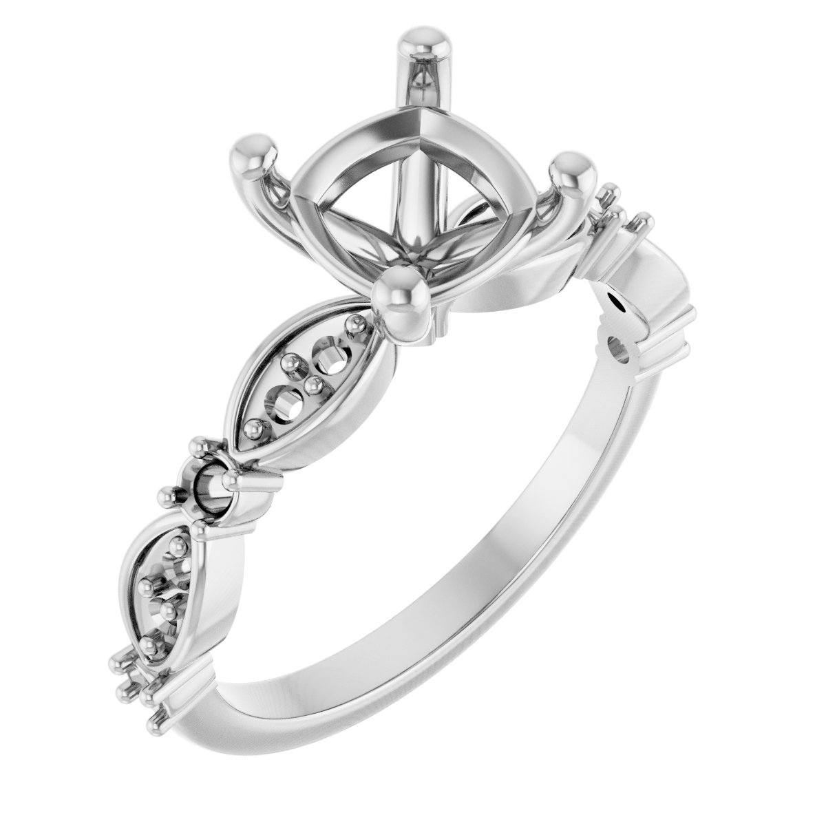 Accented Engagement Ring