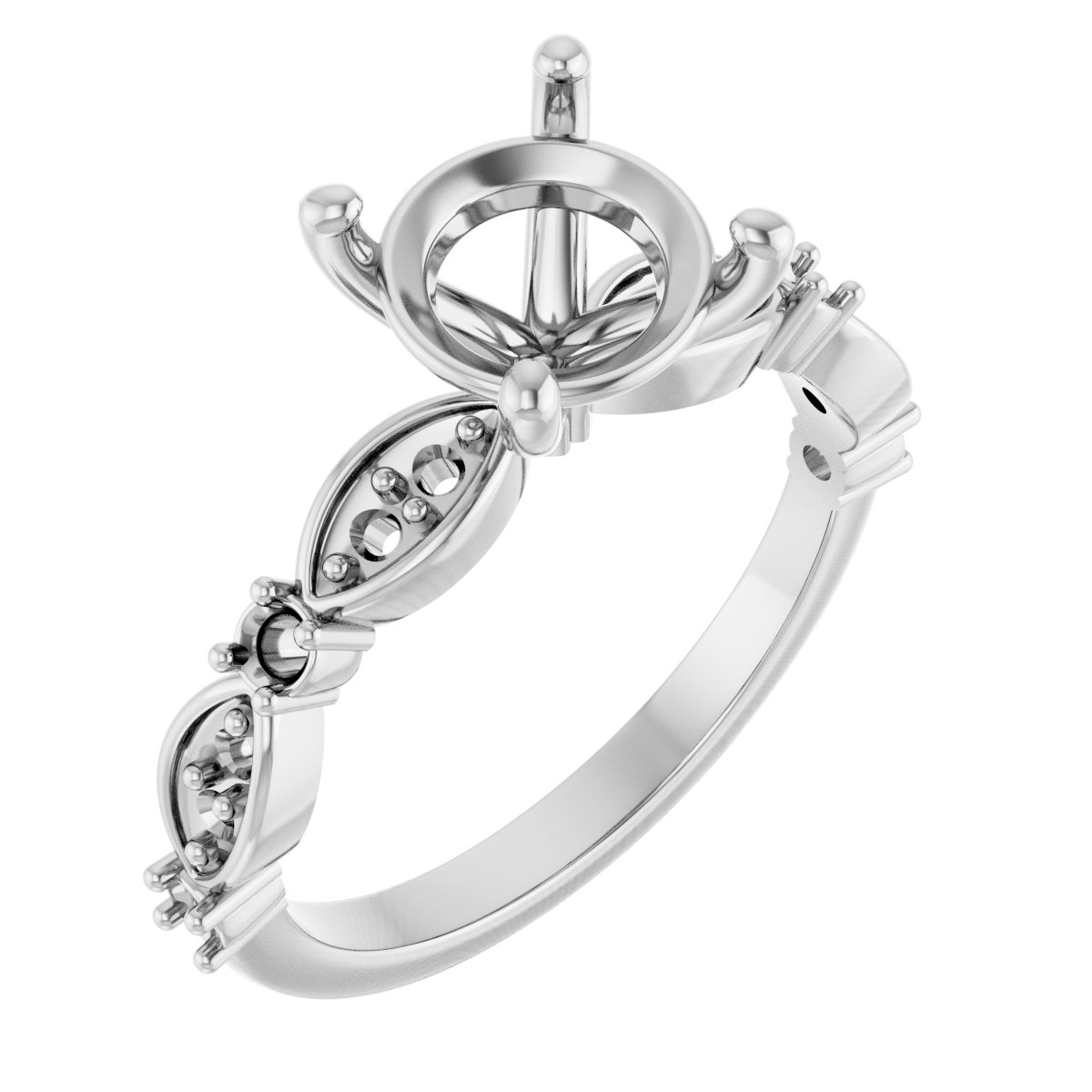 Accented Engagement Ring