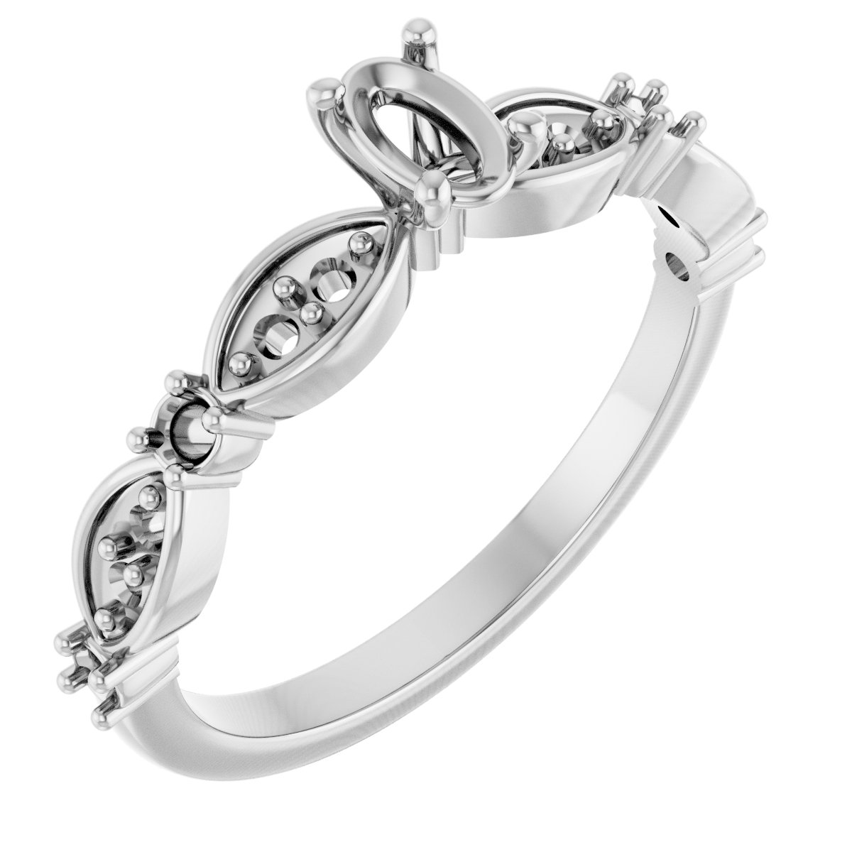 14k White Gold