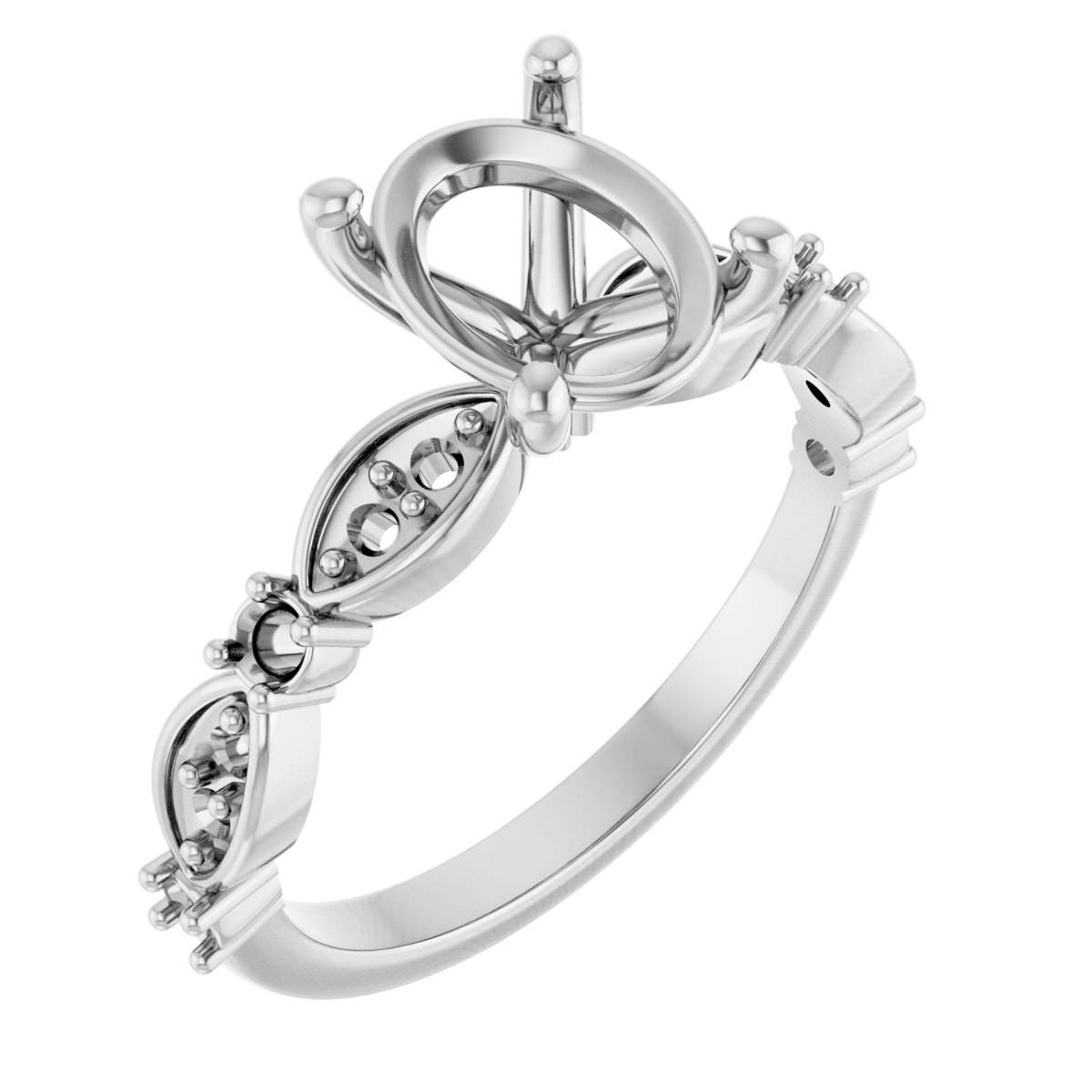 Accented Engagement Ring