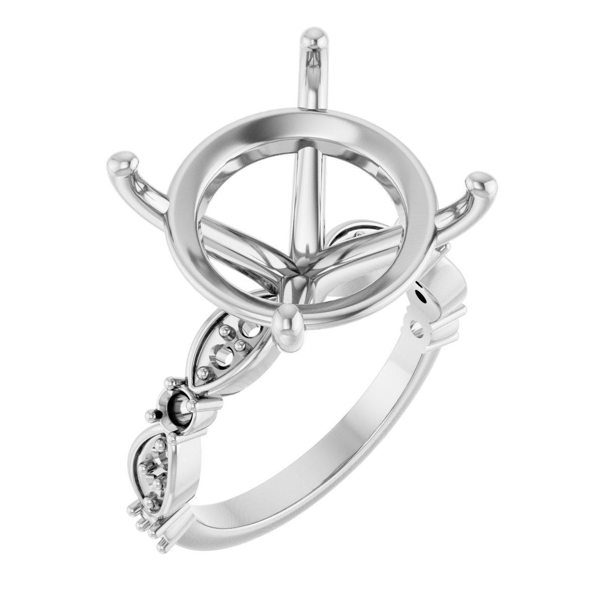 Accented Engagement Ring