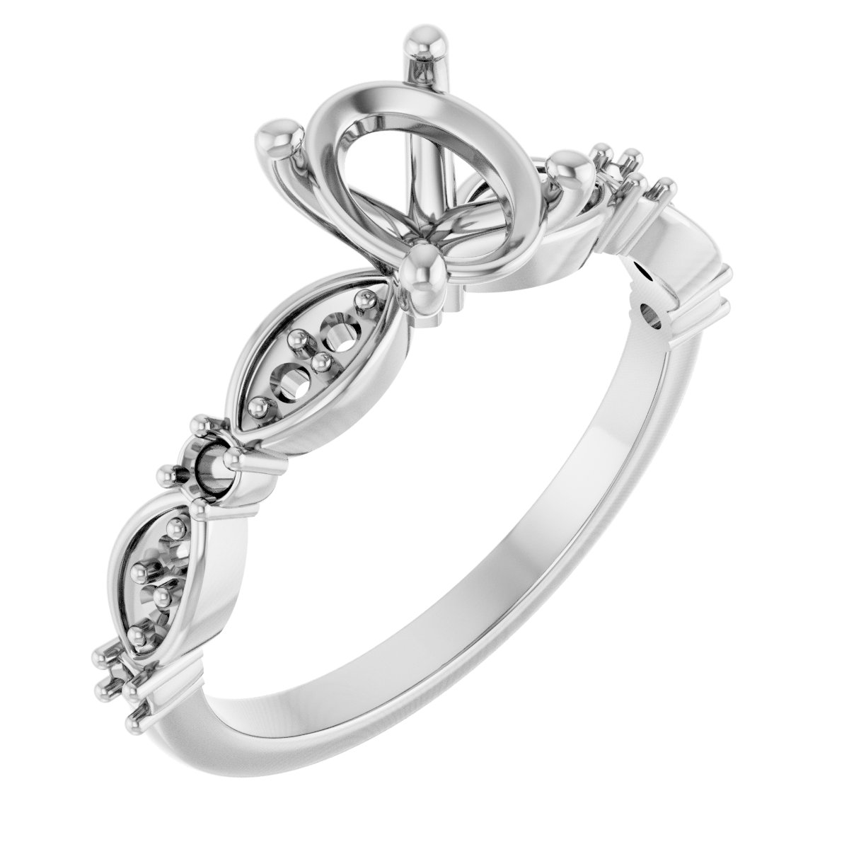 Accented Engagement Ring