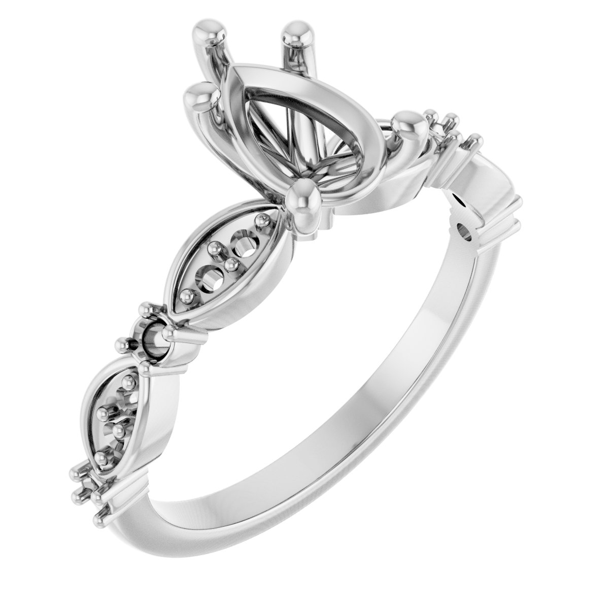 Accented Engagement Ring