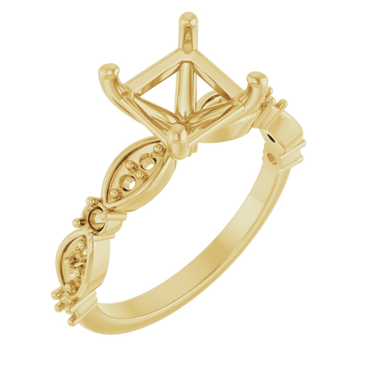 Accented Engagement Ring