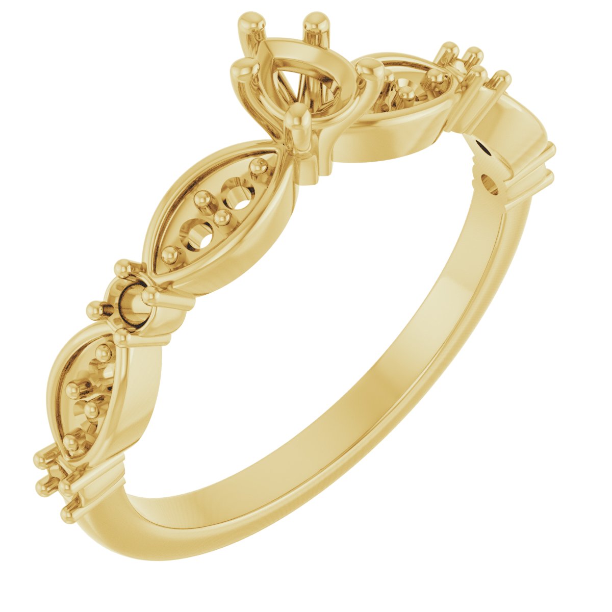Accented Engagement Ring
