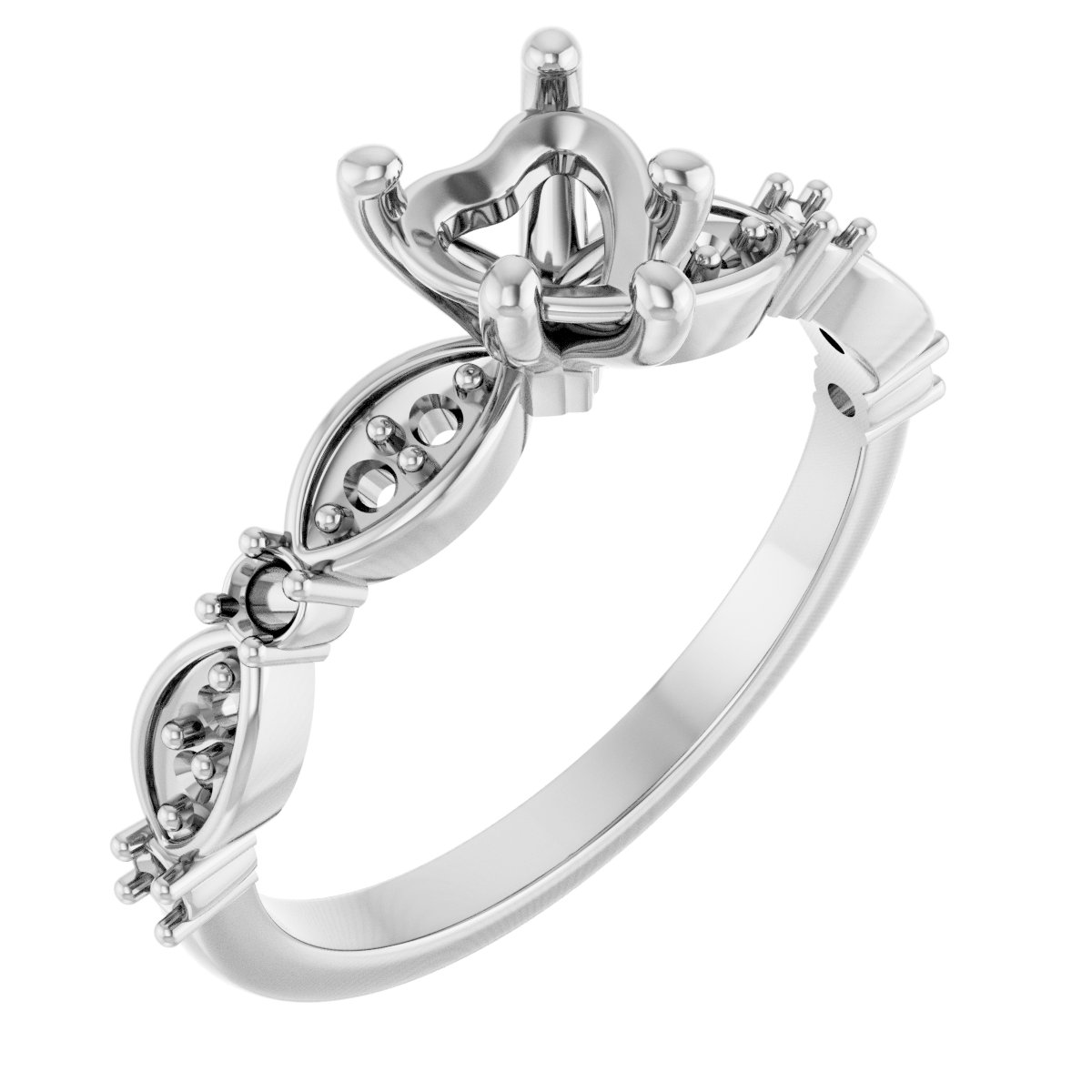 Accented Engagement Ring