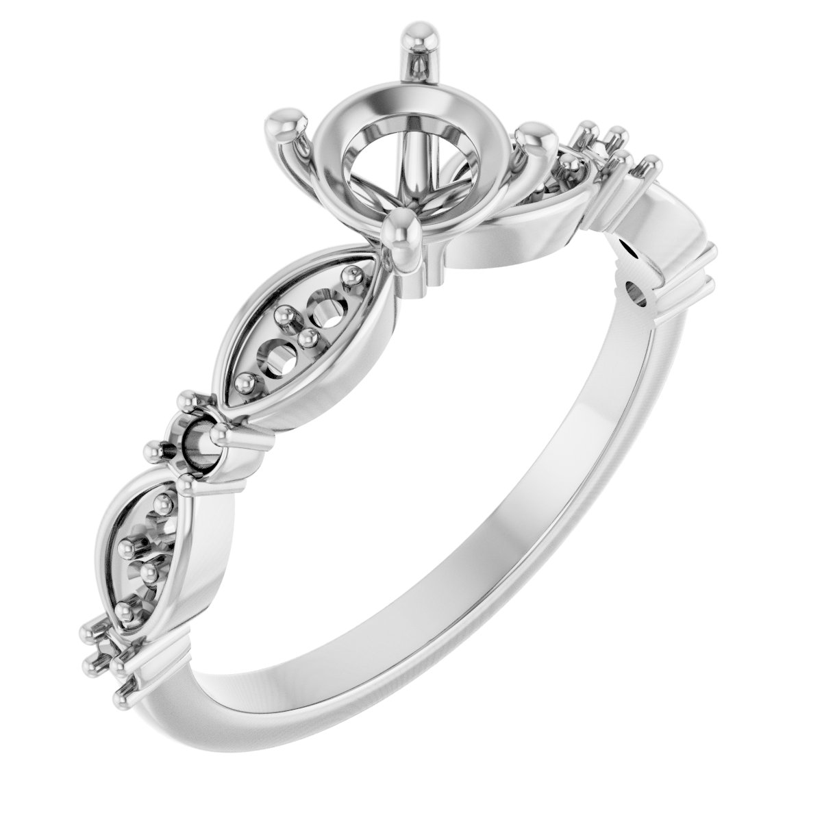 Accented Engagement Ring