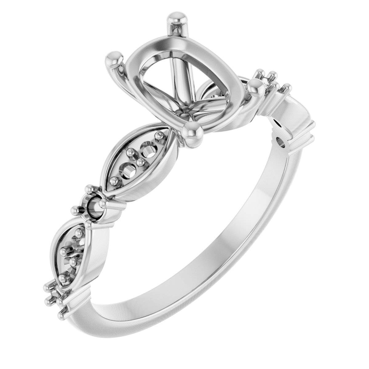 Accented Engagement Ring