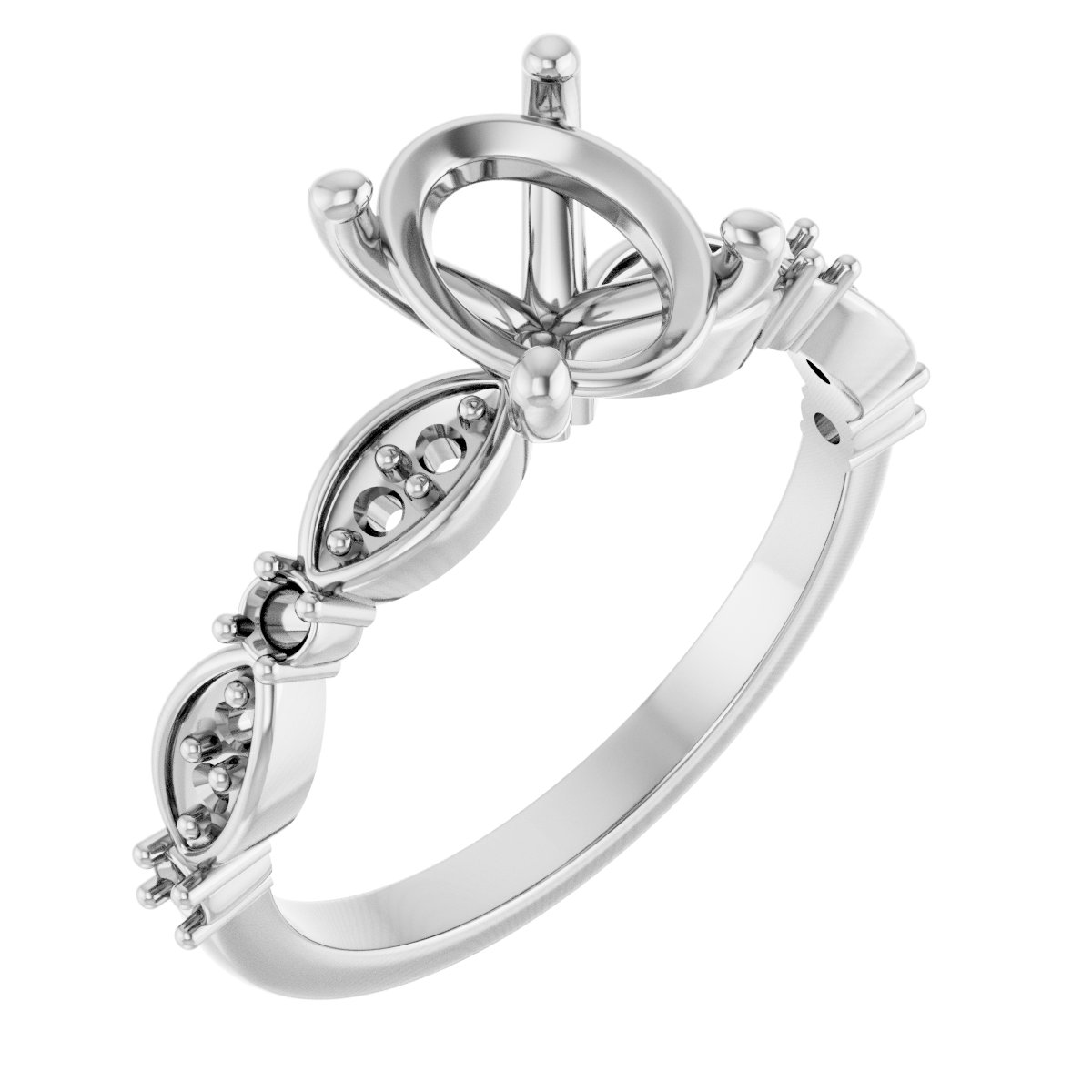 Accented Engagement Ring